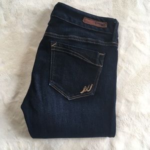 Express Low Rise Skinny Jeans